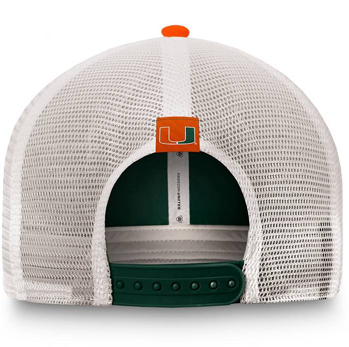 Top of The World Men's Miami Hurricanes Green Reflex Stretch Fit Hat
