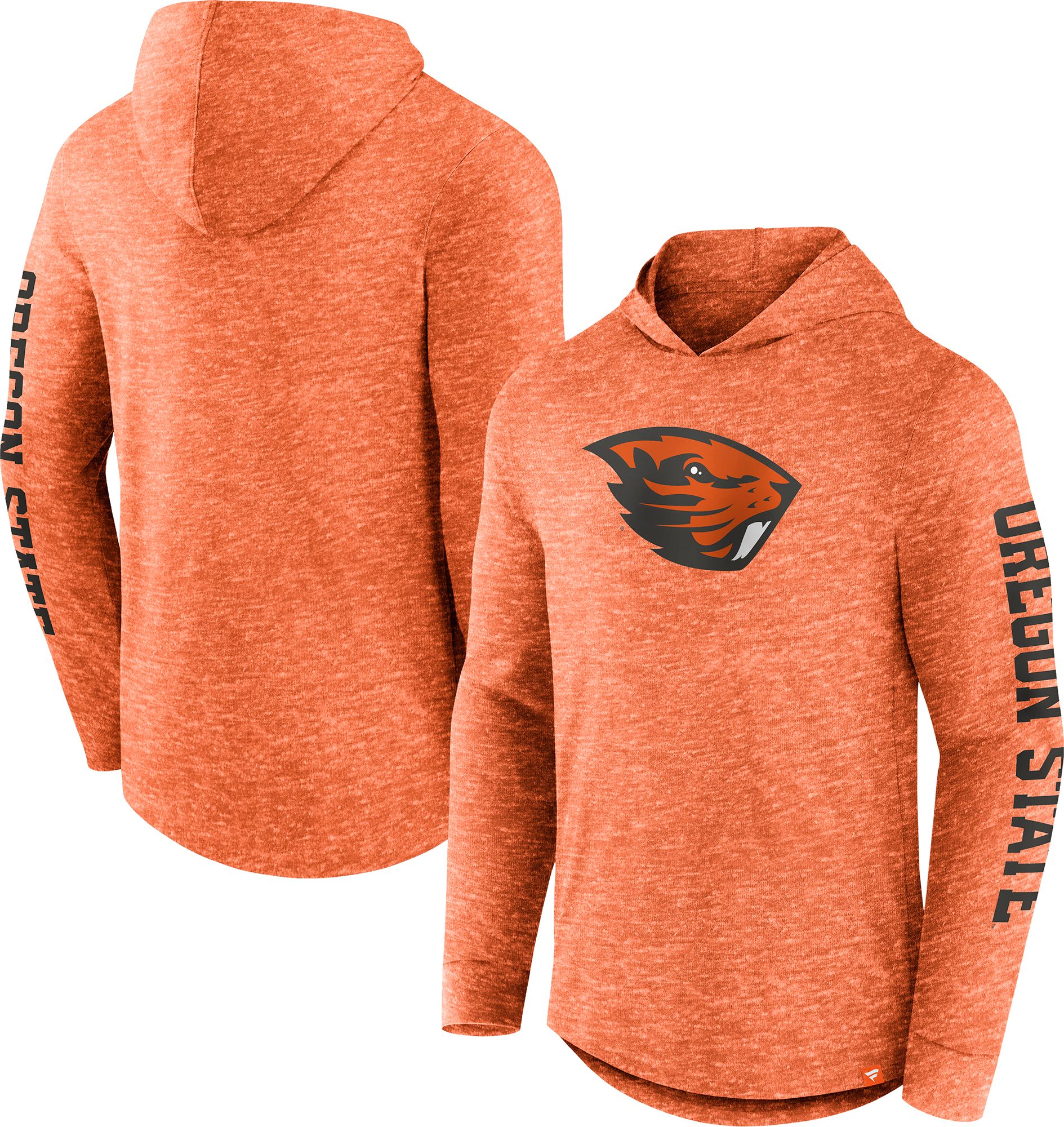 NCAA Men's Oregon State Beavers Orange Pullover T-Shirt Hoodie