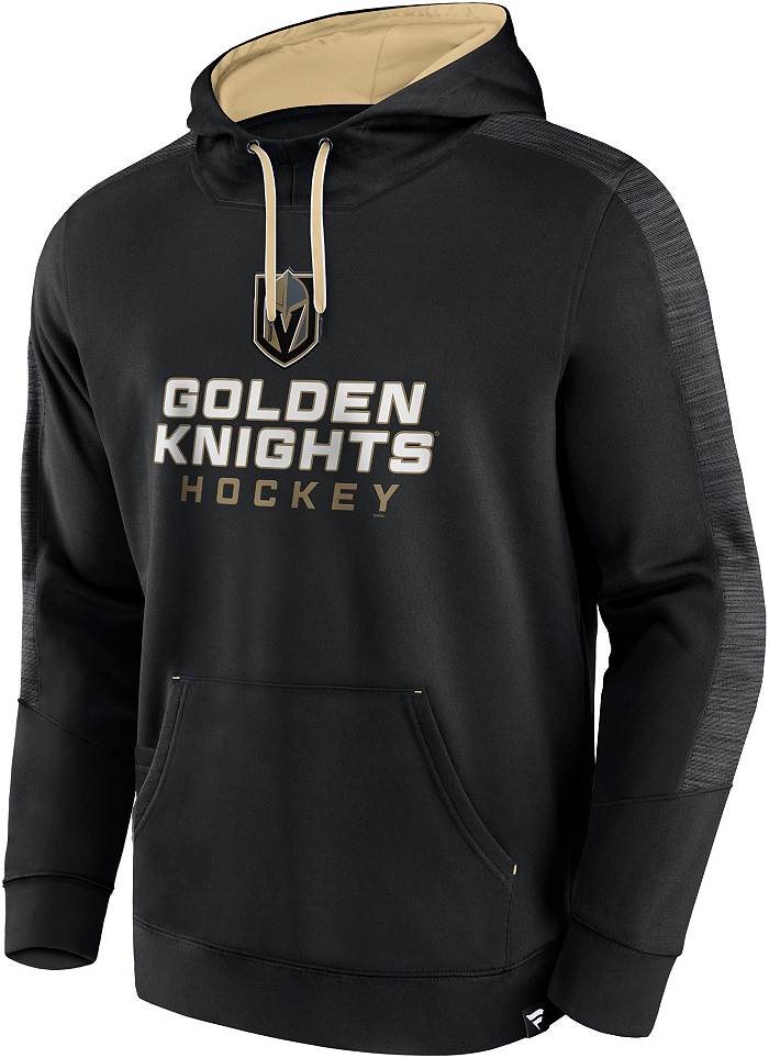 NHL Youth Vegas Golden Knights Grey Shoulder Patch Hoodie