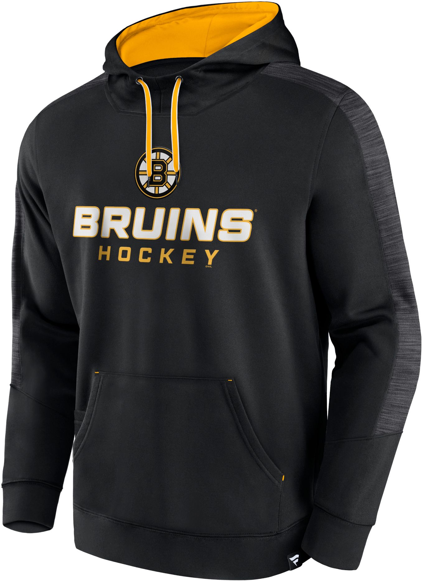 NHL Boston Bruins Wordmark Black Pullover Hoodie