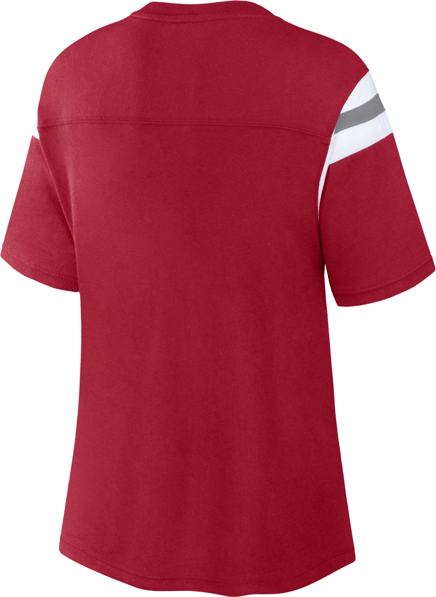 NCAA Women's Oklahoma Sooners Crimson BiBlend Colorblock T-Shirt