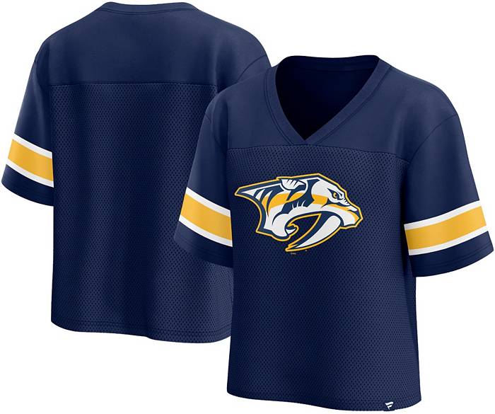 Fanatics NHL Men's Nashville Predators Filip Forsberg #9 Navy Player T-Shirt - M (Medium)