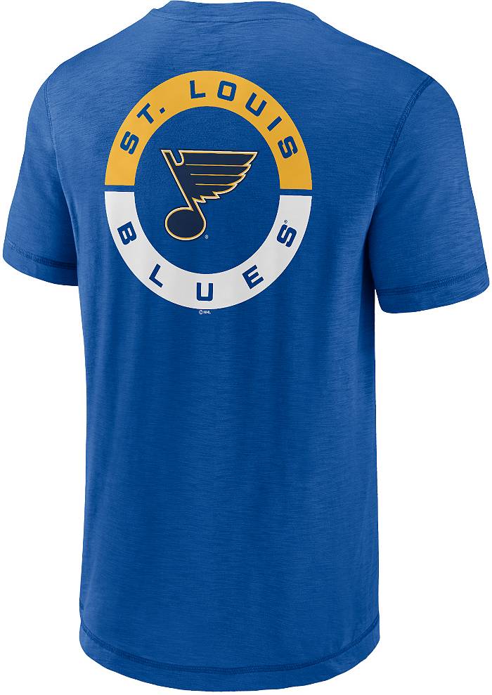 NHL St. Louis Blues 2-Hit Logo Blue T-Shirt