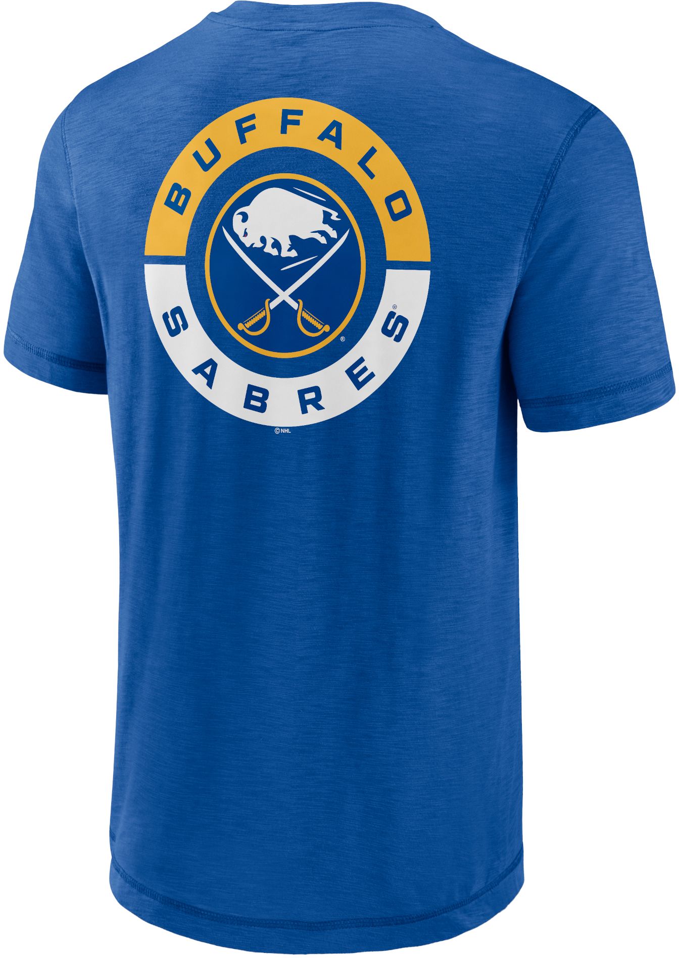 NHL Buffalo Sabres 2-Hit Logo Blue T-Shirt