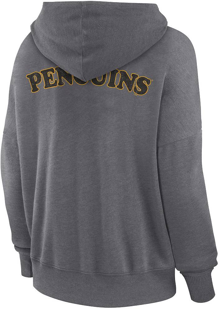 Dick's Sporting Goods NHL Women's Pittsburgh Penguins Team Poly Grey V-Neck  T-Shirt