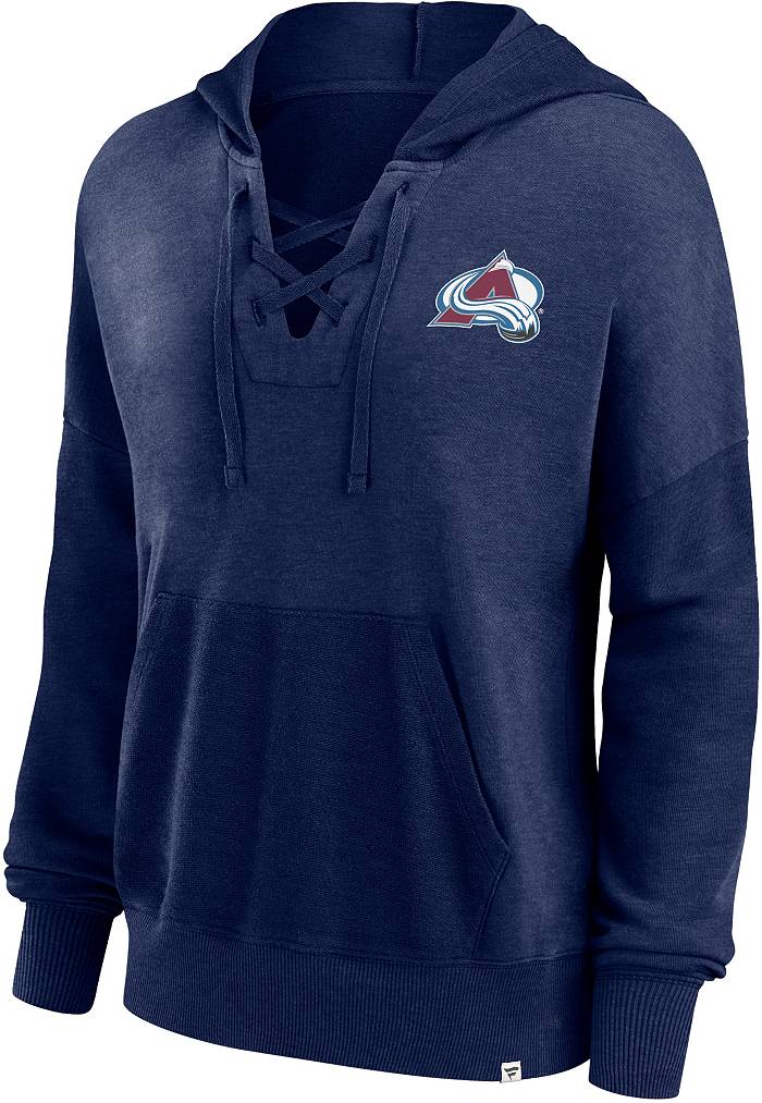 NHL Colorado Avalanche Men's Hooded Sweatshirt with Lace - S