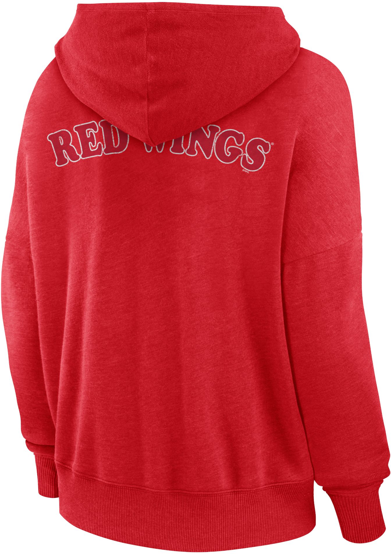 NHL Women's Detroit Red Wings Snow Wash Pullover Hoodie