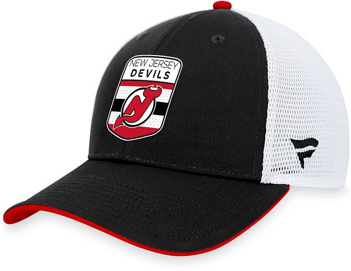 Men's Fanatics Branded Red/Black New Jersey Devils 2020 NHL Draft Authentic  Pro Flex Hat