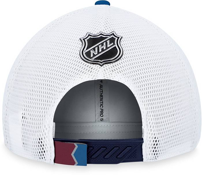NHL Colorado Avalanche 2023-2024 Authentic Pro Draft Trucker Hat