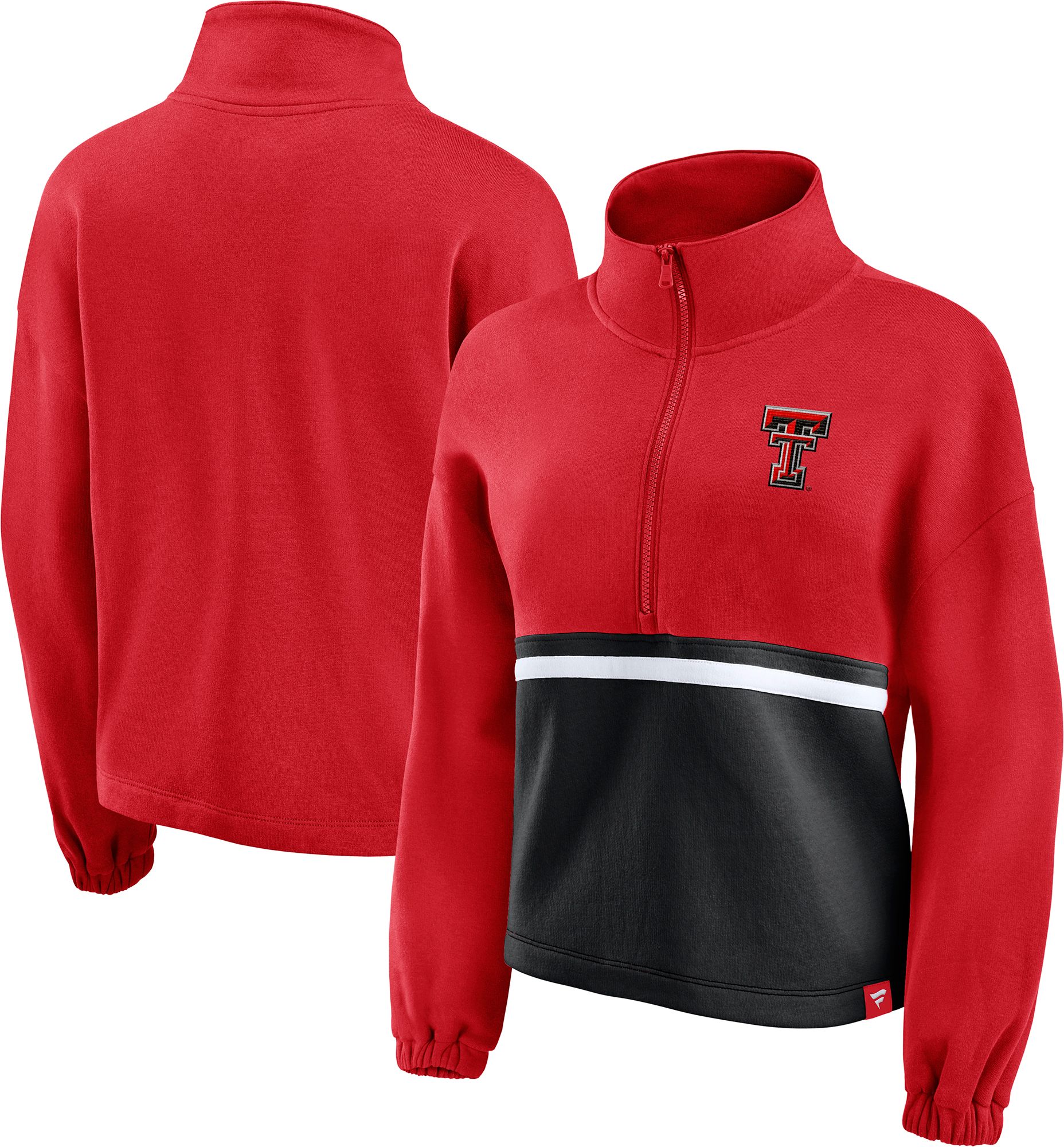 NCAA Women's Texas Tech Red Raiders Colorblock 1/2 Zip