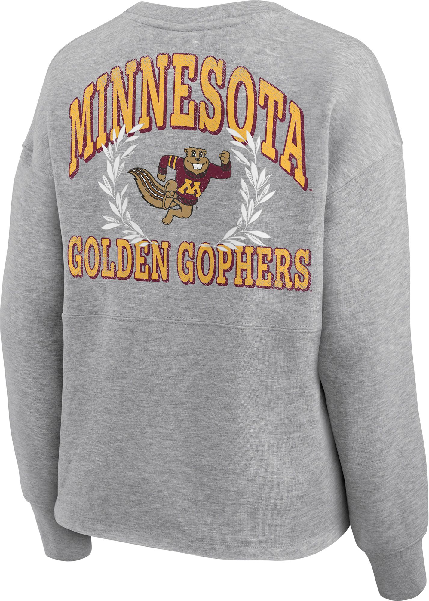 NCAA Women's Minnesota Golden Gophers Grey Heritage Crew Neck Sweatshirt product image