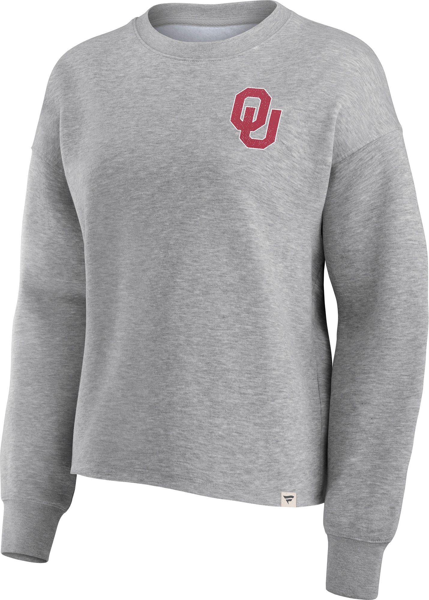 NCAA Women's Oklahoma Sooners Grey Heritage Crew Neck Sweatshirt product image