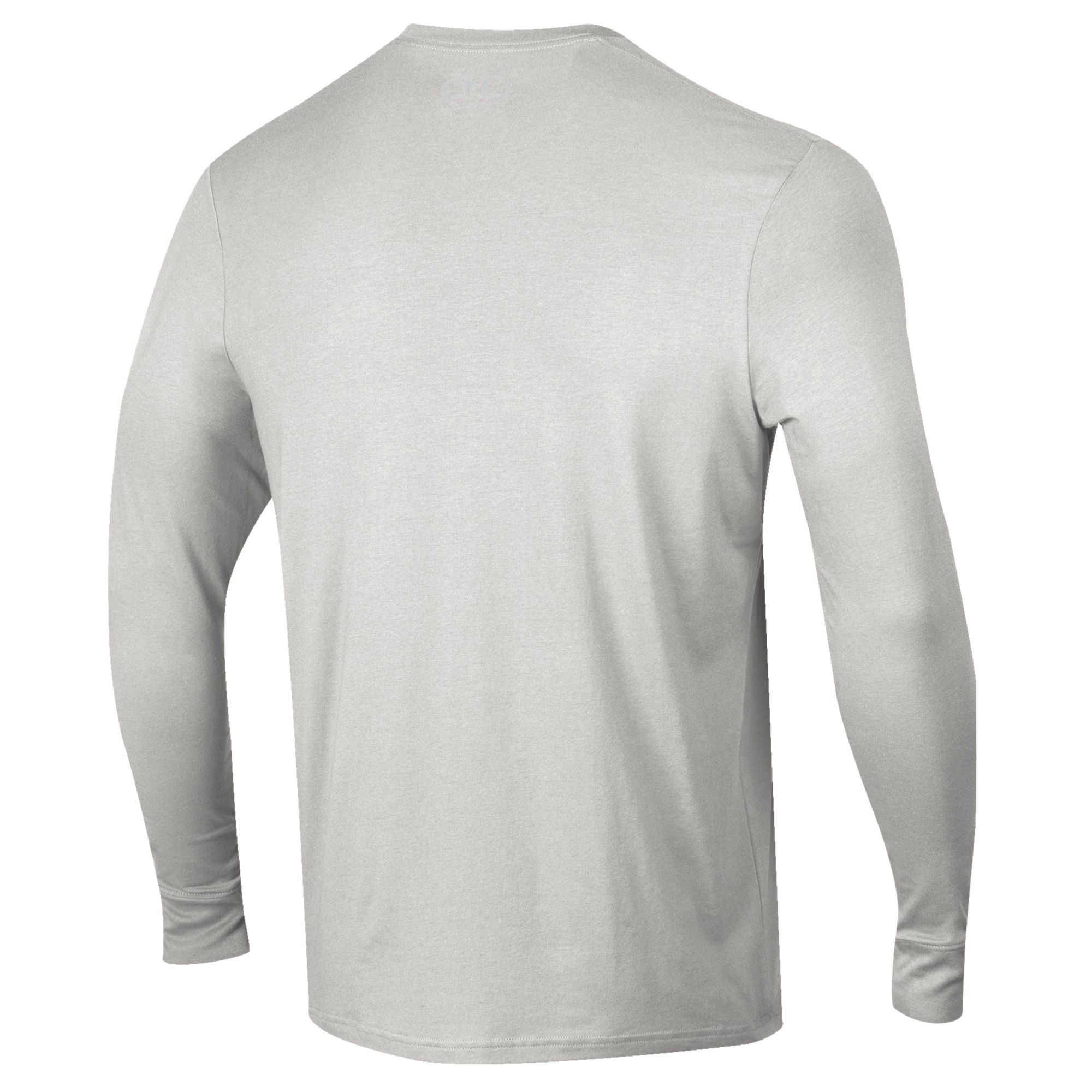 Under Armour Men's Northwestern Wildcats Performance Cotton Long Sleeve Grey Shirt product image
