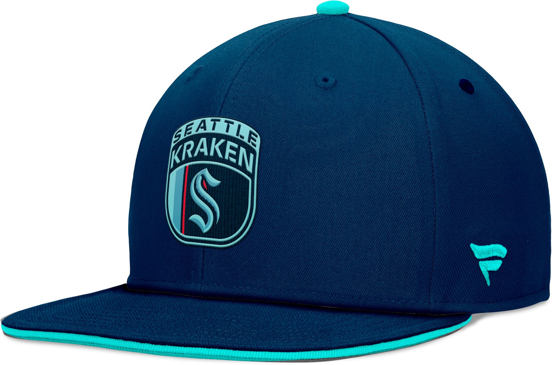 NHL Adult Seattle Kraken 2024-2025 Draft Navy Snapback Hat product image