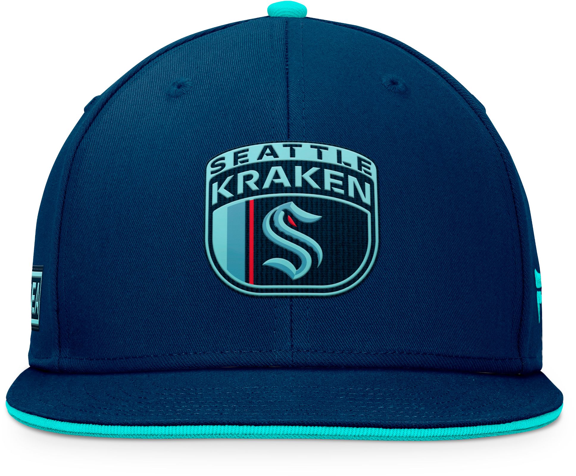 NHL Adult Seattle Kraken 2024-2025 Draft Navy Snapback Hat product image