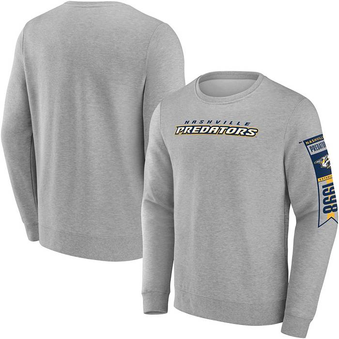 Nashville Predators Hockey Crewneck Predators Sweatshirt 