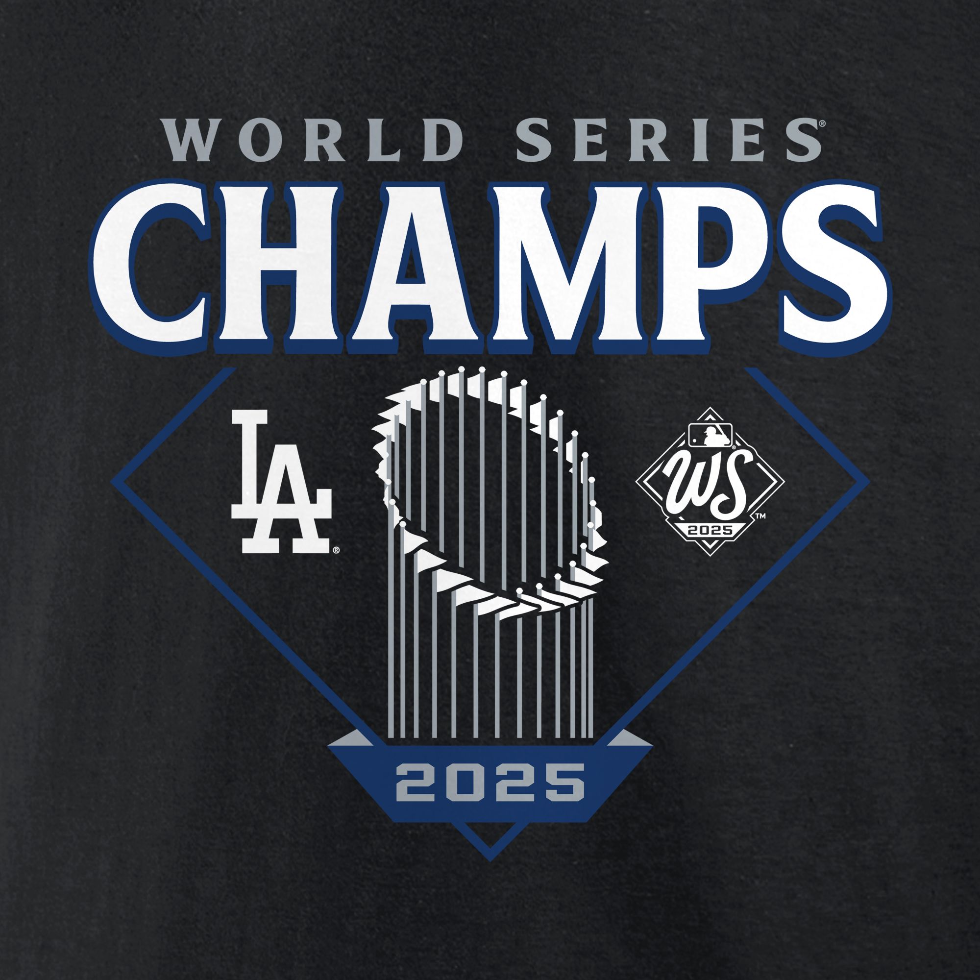 MLB Team Apparel Men's Los Angeles Dodgers 2025 World Series Champions Multi-Hit Hoodie product image