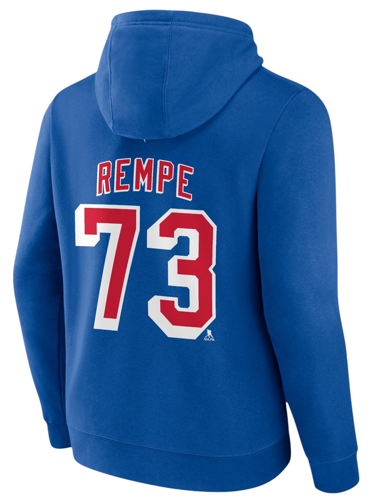 NHL Men's New York Rangers Matt Rempe #73 Blue Pullover Hoodie product image
