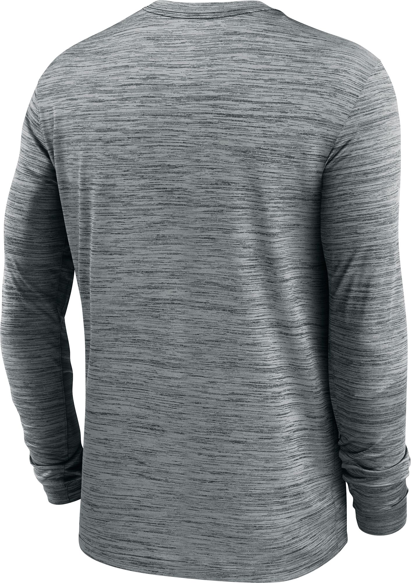 Nike Men's Los Angeles Raiders Sideline Velocity Dark Grey Heather Long Sleeve T-Shirt