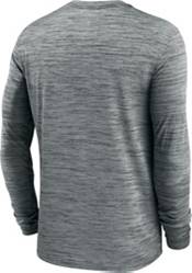 Nike Men's New York Jets Sideline Velocity Dark Grey Heather Long Sleeve T-Shirt product image