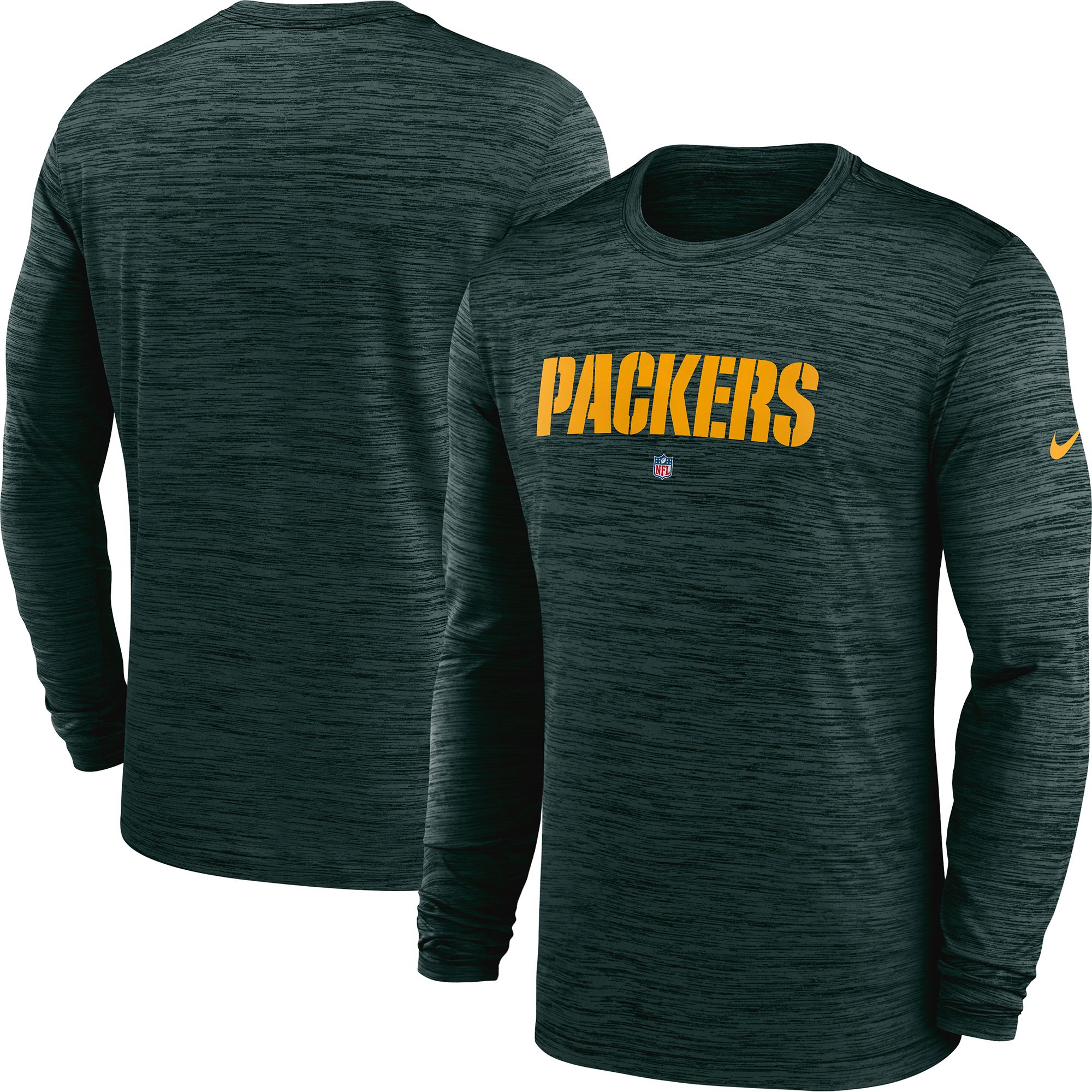 Nike Men's Green Bay Packers Sideline Velocity Long Sleeve T-Shirt