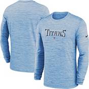 Nike Men's Tennessee Titans Sideline Velocity Blue Long Sleeve T-Shirt product image
