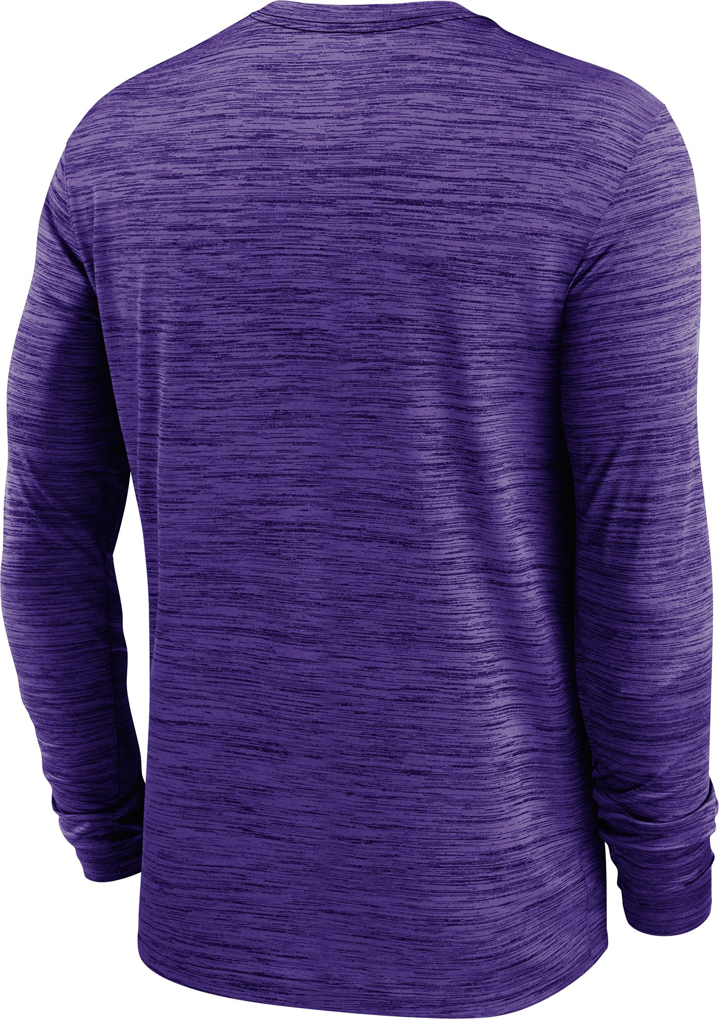 Nike Men's Minnesota Vikings Sideline Velocity Purple Long Sleeve T-Shirt