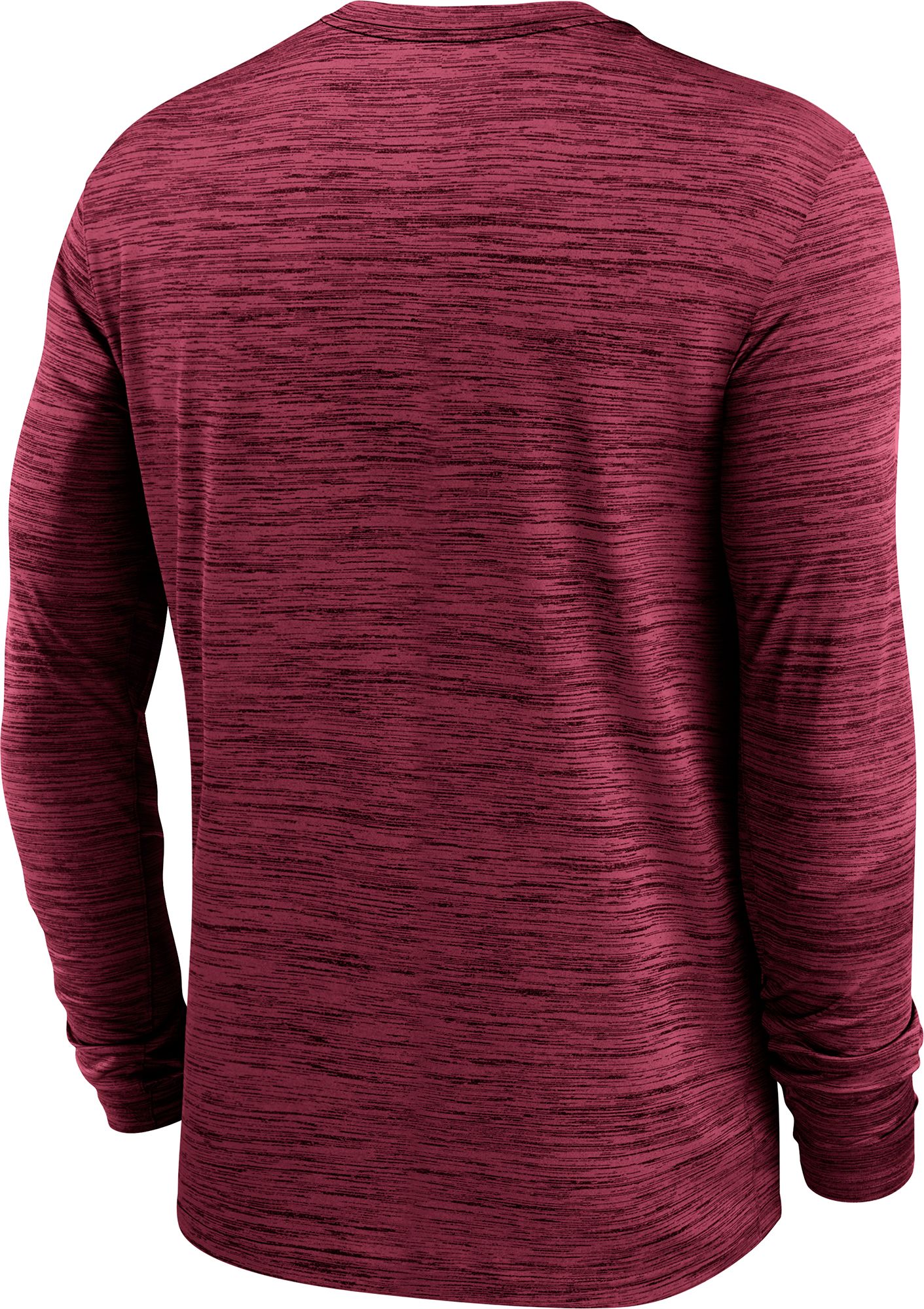 Nike Men's Washington Commanders Sideline Velocity Red Long Sleeve T-Shirt