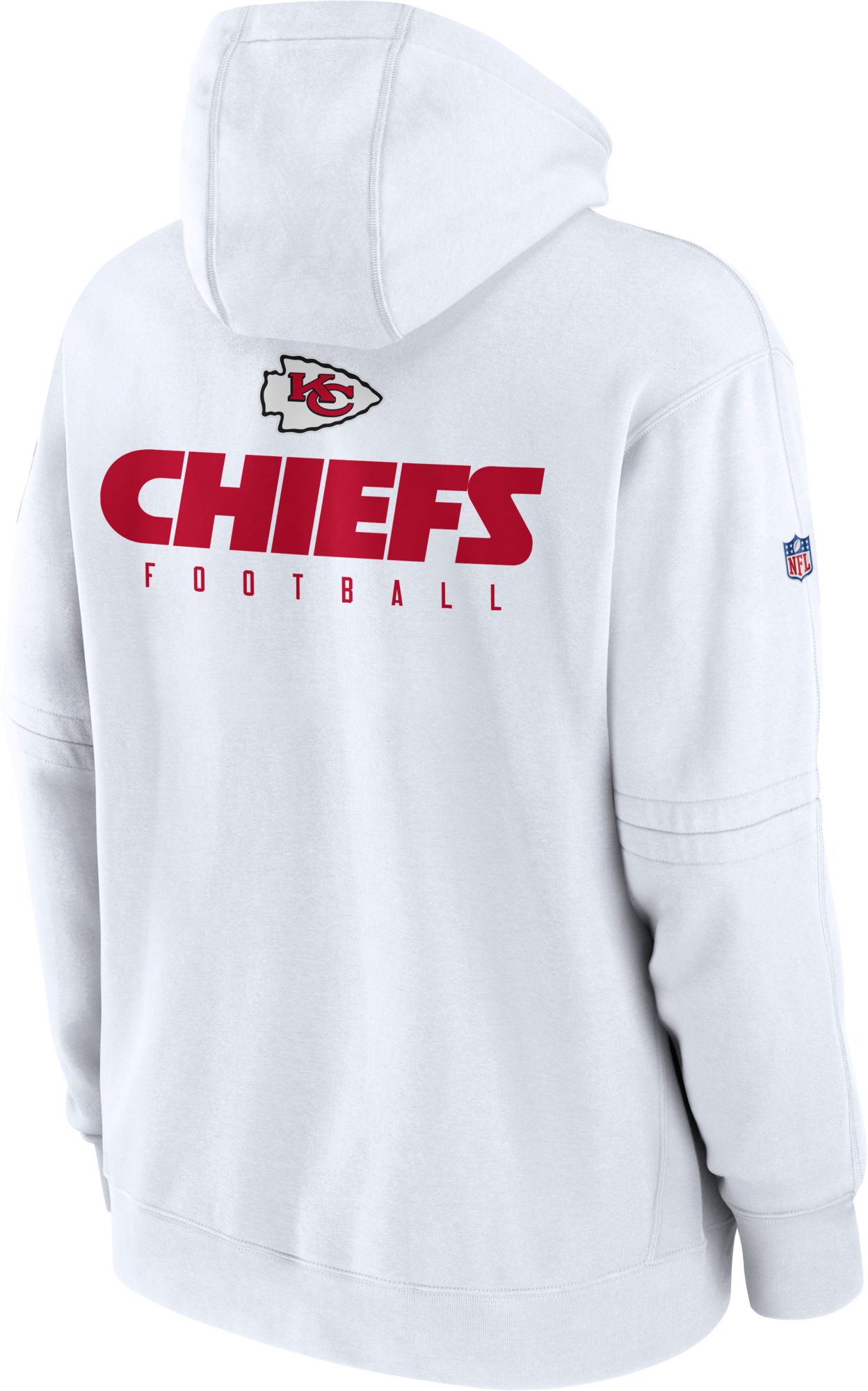 Nike Men's Kansas City Chiefs Sideline Club White Pullover Hoodie | Dick's  Sporting Goods