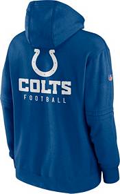 Nike Men's Indianapolis Colts 2023 Sideline Club Blue Pullover Hoodie product image