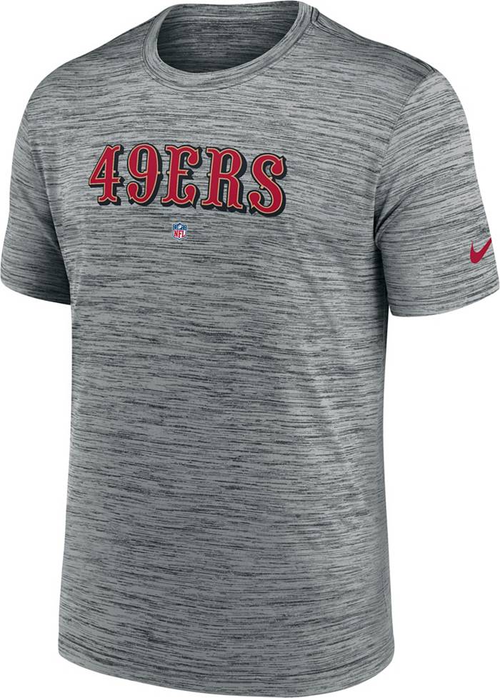 Nike Men's San Francisco Giants Grey Authentic Collection Velocity Practice  T-Shirt (Medium)