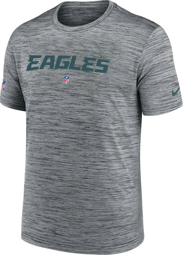 Philadelphia Eagles Nike Sideline Logo Performance Pullover Hoodie - Gray