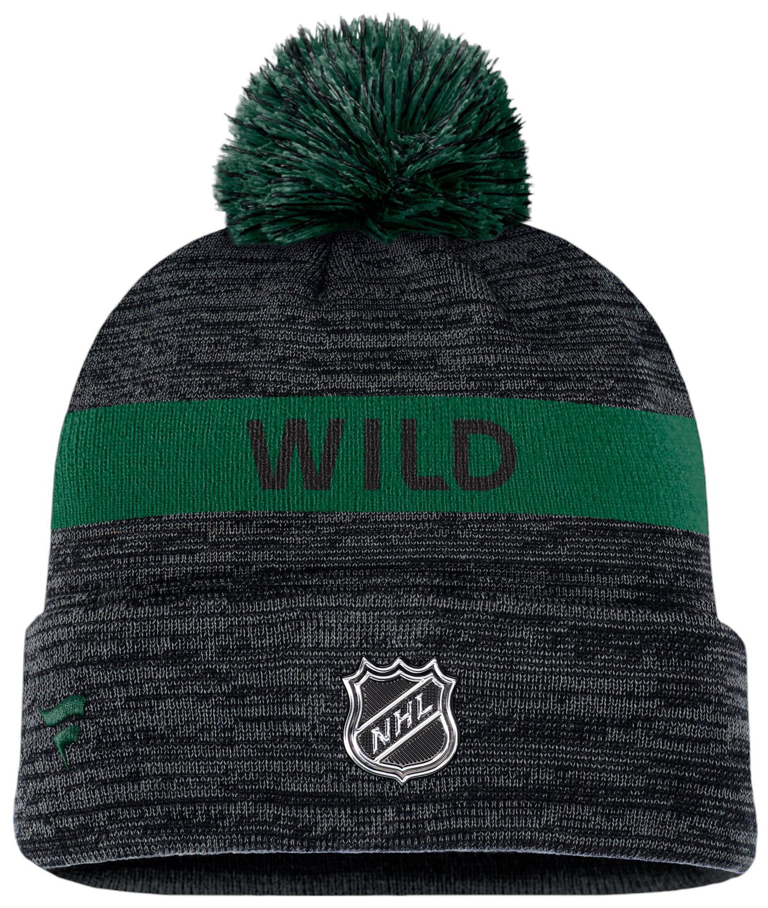 NHL Adult Minnesota Wild 2024 Authentic Pro Pom Beanie product image