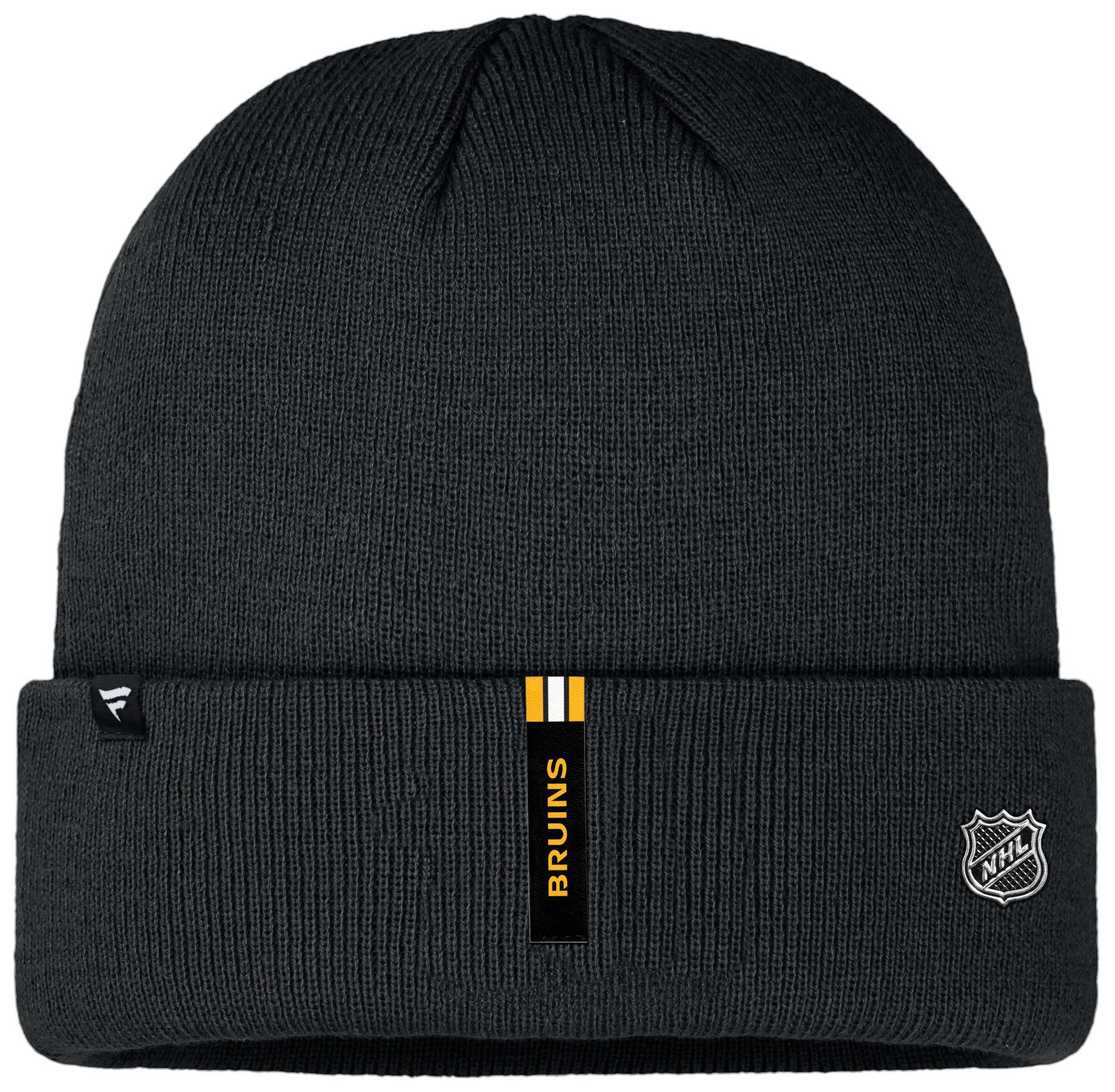 NHL Adult Boston Bruins 2024 Authentic Pro Black Cuff Beanie product image
