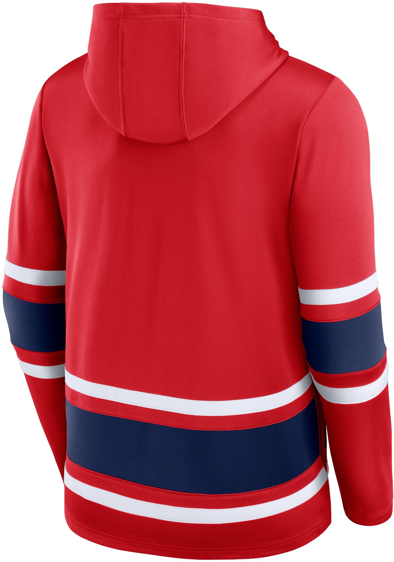 NHL Washington Capitals Laced Up Red Pullover Hoodie