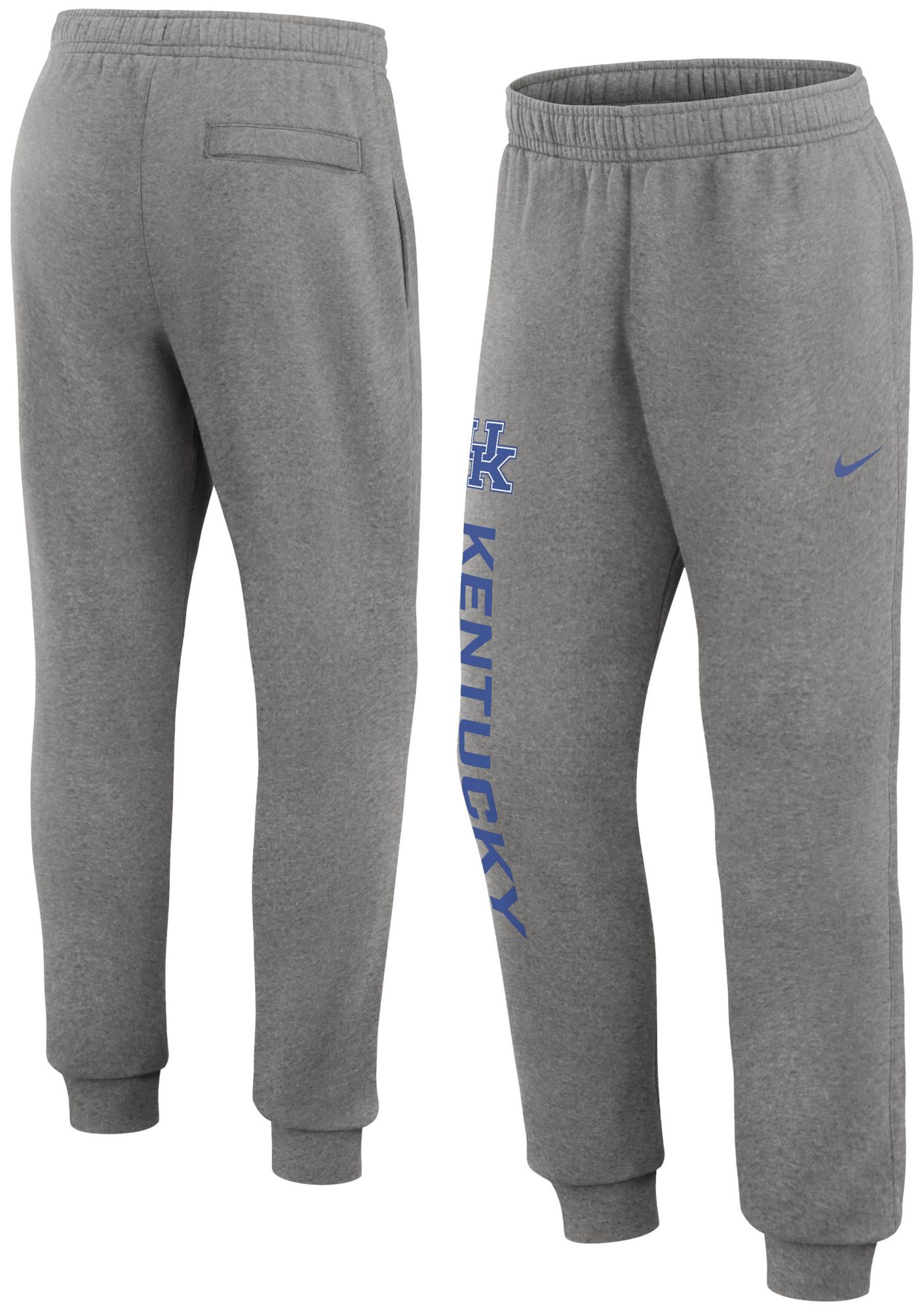 Nike Men's Kentucky Wildcats Dark Grey Heather Fleece Joggers product image