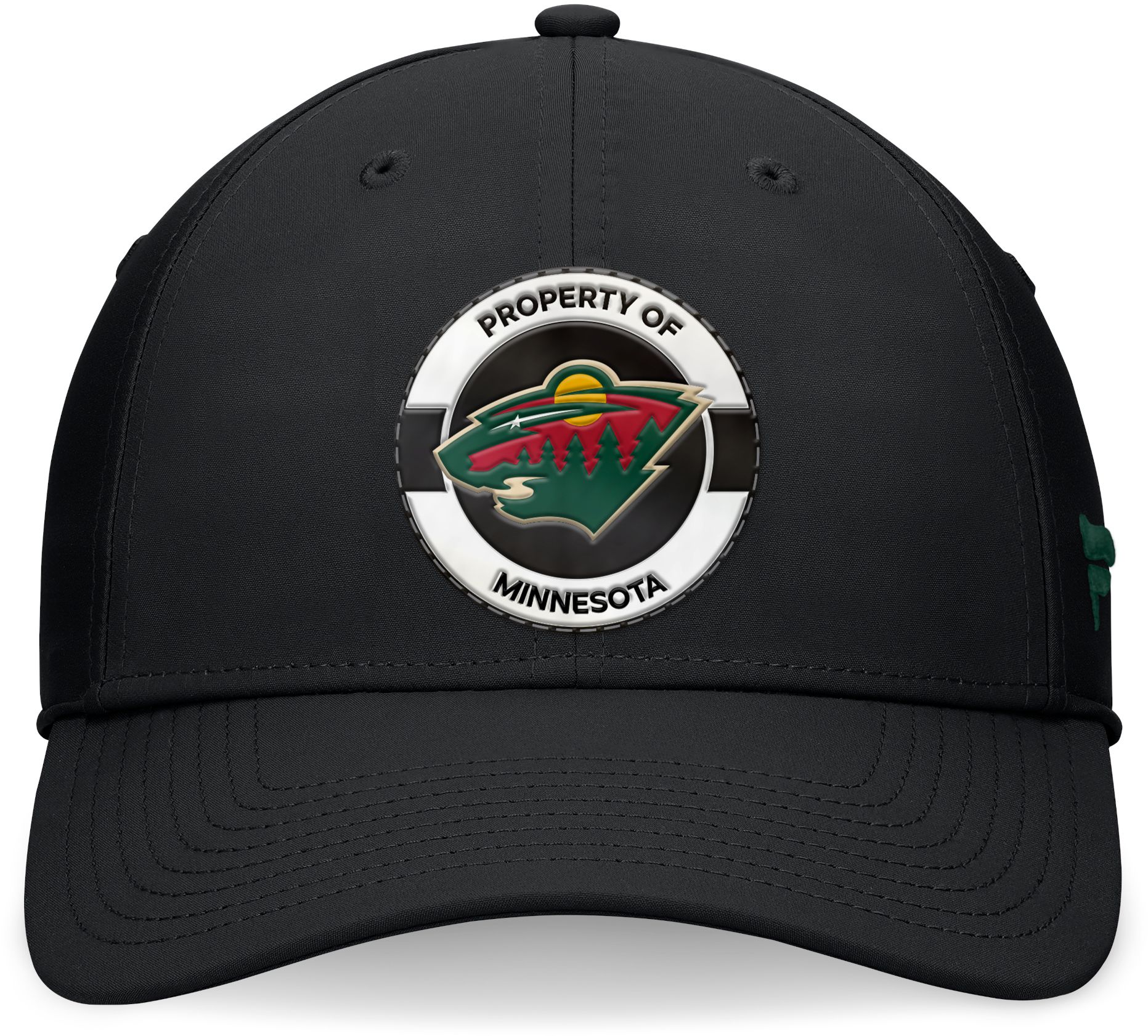 NHL Adult Minnesota Wild 2024-2025 Authentic Pro Practice Black Flex Hat product image