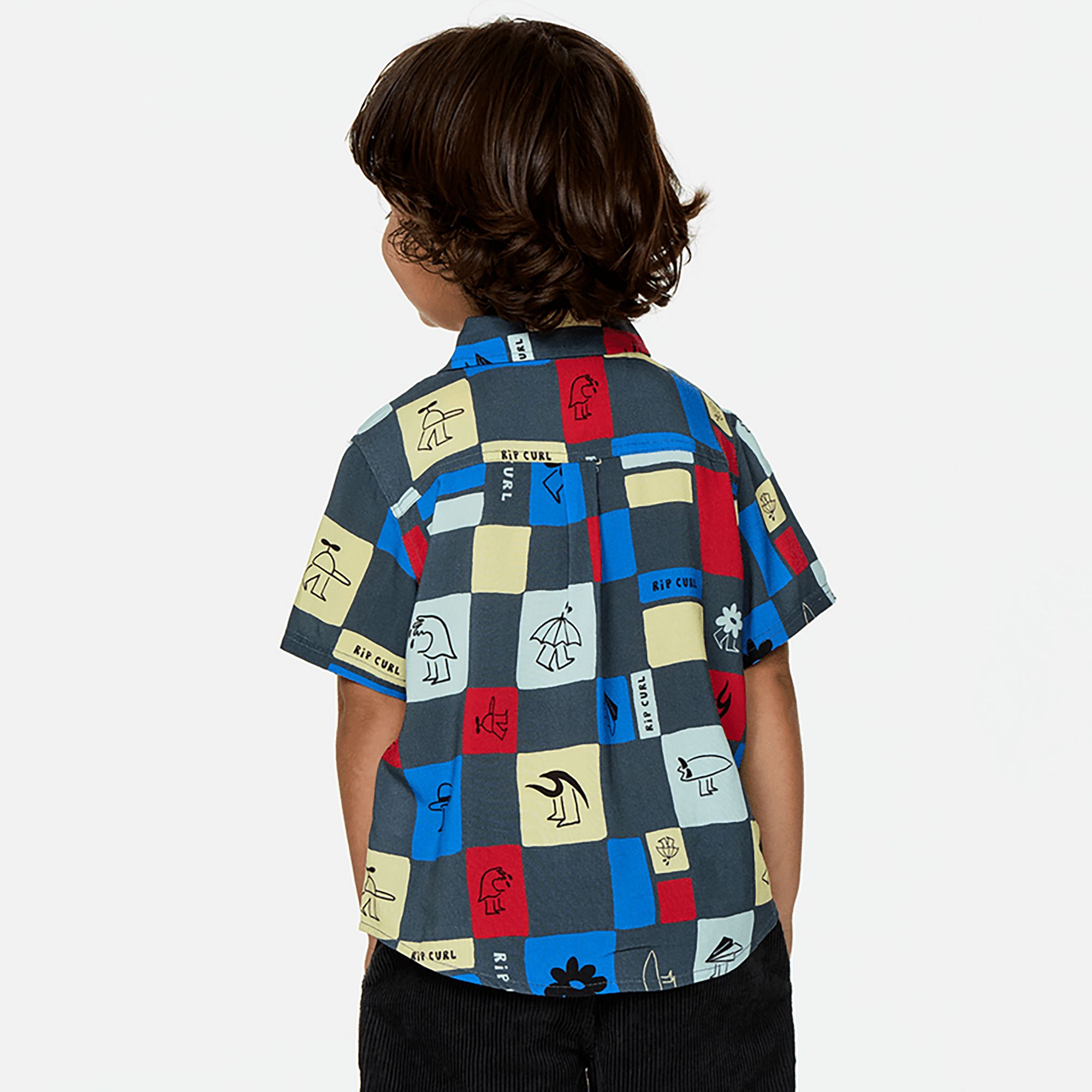 Rip Curl Little Boys' Surf Check Short-Sleeve Shirt product image