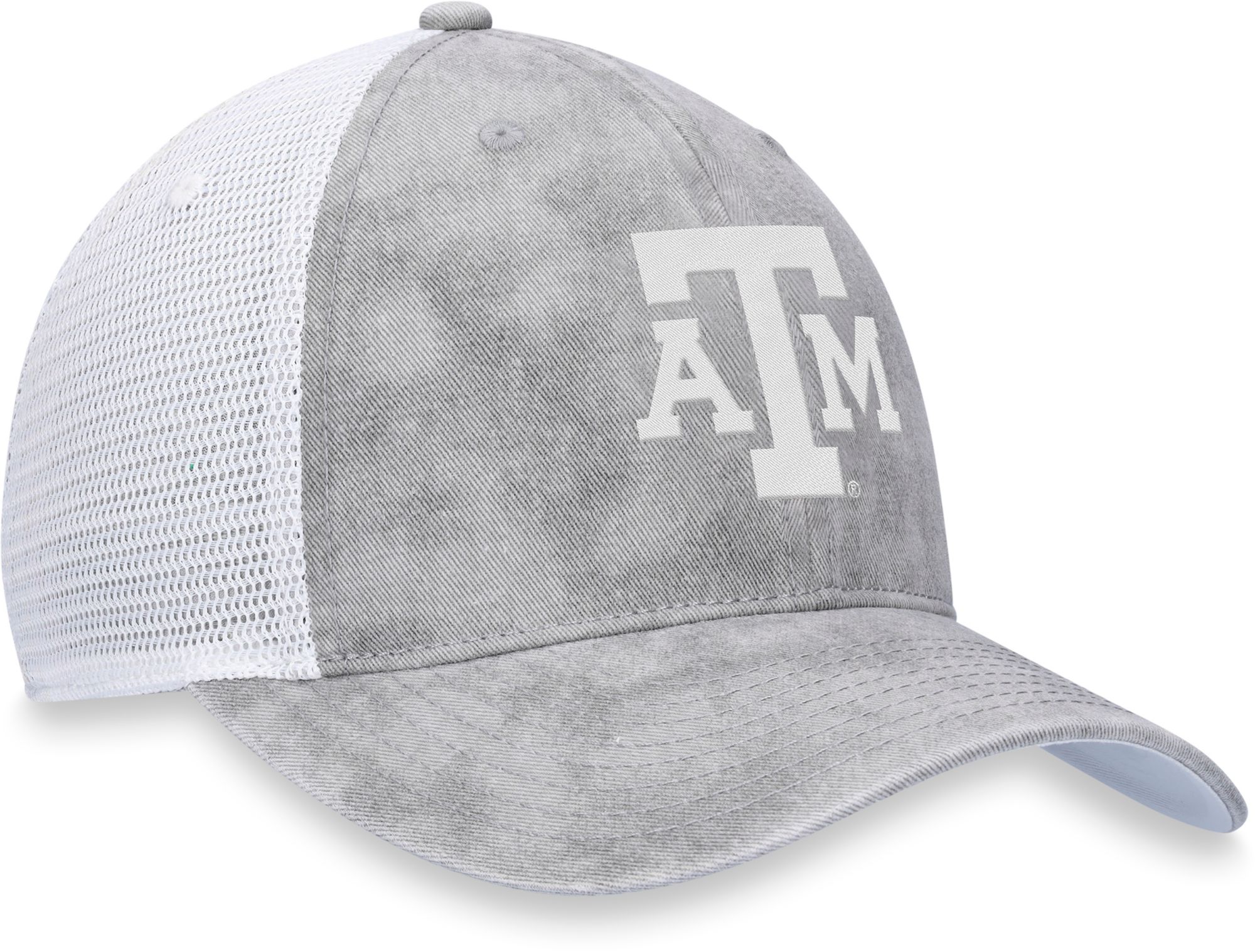 Top of the World Men's Texas A&M Aggies Slate Grey Original Mesh Trucker Hat