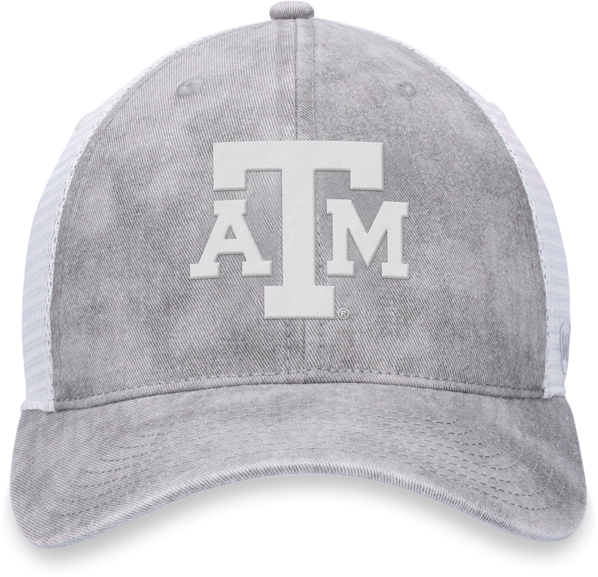 Top of the World Men's Texas A&M Aggies Slate Grey Original Mesh Trucker Hat