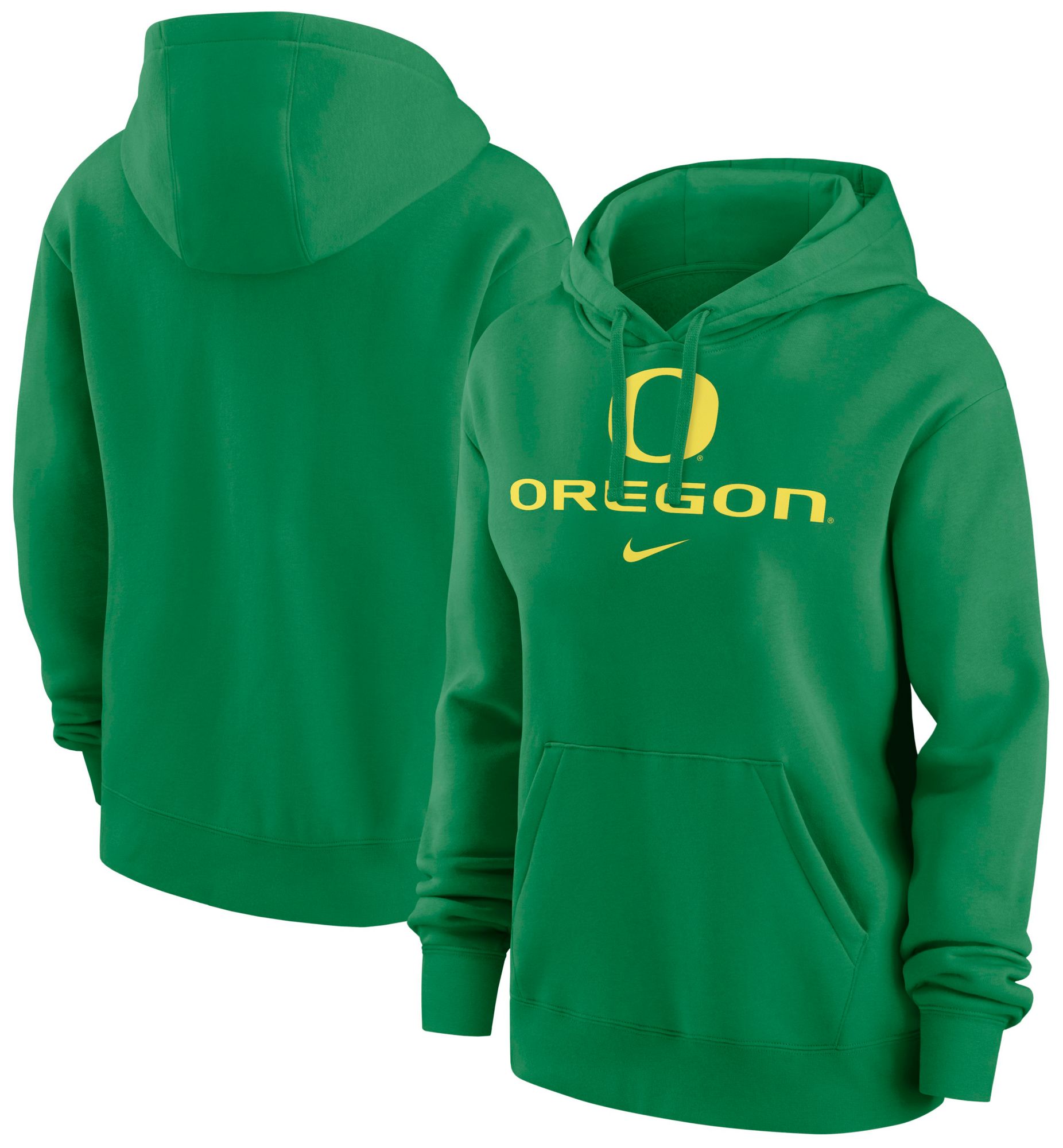 Nike Women's Oregon Ducks Green Club Fleece Pullover Hoodie product image