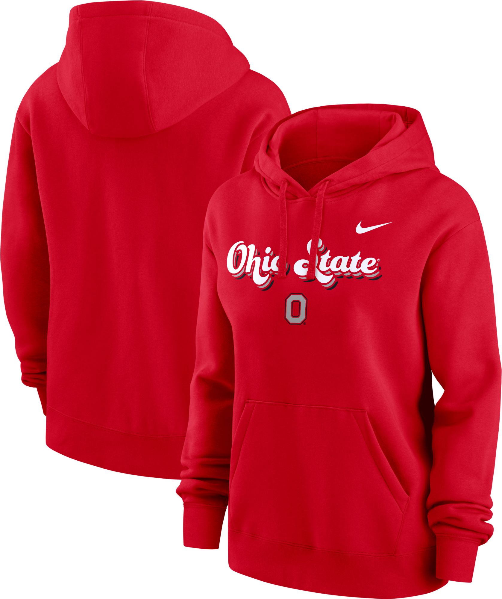 Nike Women's Ohio State Buckeyes Club Fleece Red Sweatshirt product image