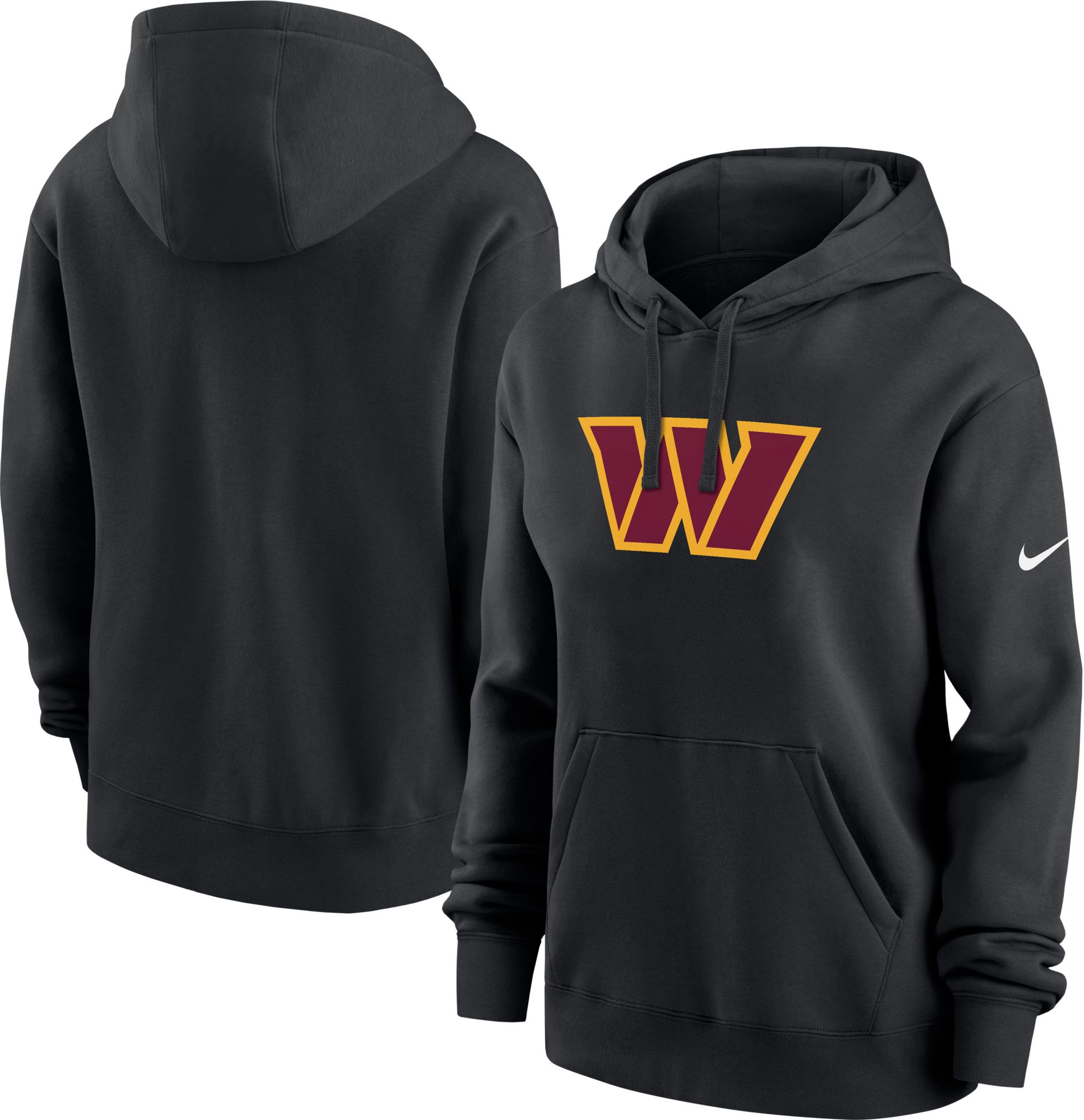 Nike Women's Washington Commanders Black Logo Club Pullover Hoodie product image
