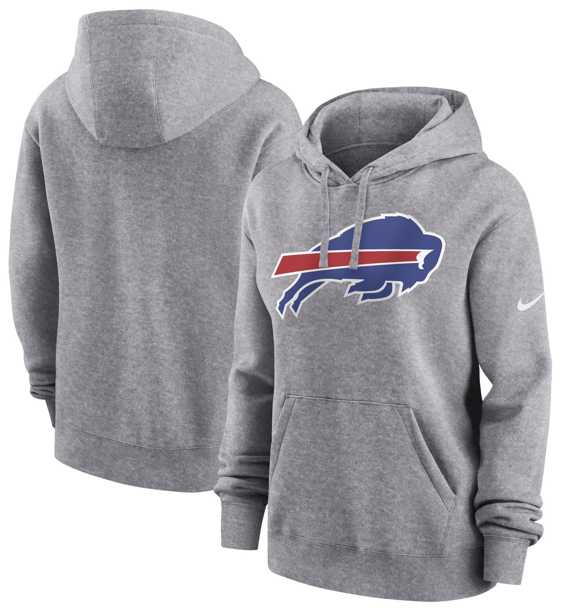 Nike Women's Buffalo Bills Grey Logo Pullover Hoodie product image