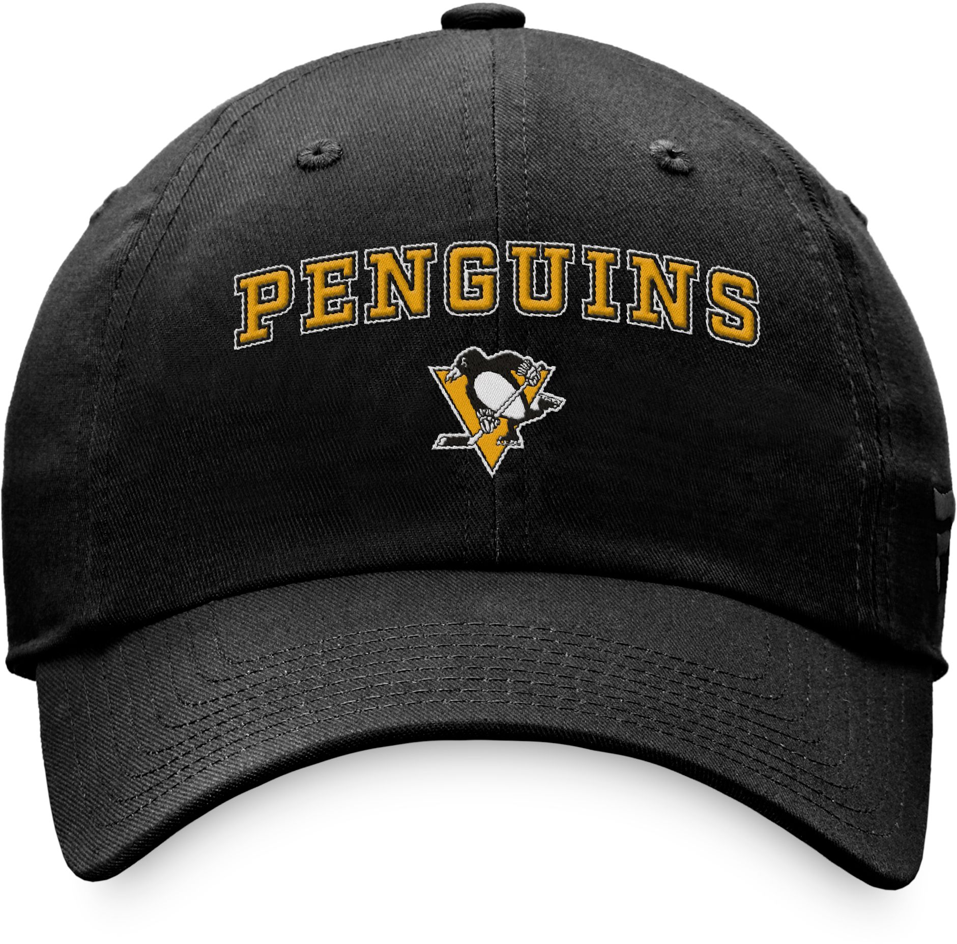 NHL Women's Pittsburgh Penguins Script Black Dad Hat