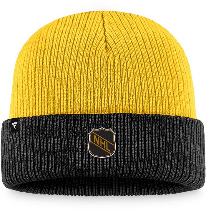 Fanatics Men's Branded Black, Gold Pittsburgh Penguins Iconic Color Blocked  Snapback Hat