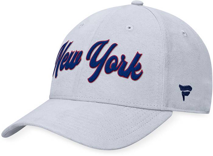 Men's Fanatics Branded Heather Gray New York Rangers Logo Adjustable Hat