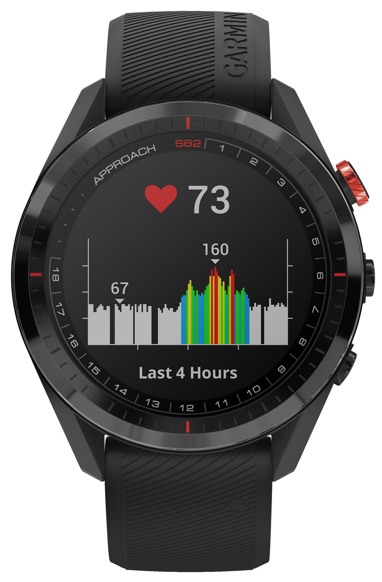 Garmin Approach S62 Premium GPS Golf Smartwatch with CT10 Club Tracking Sensors product image