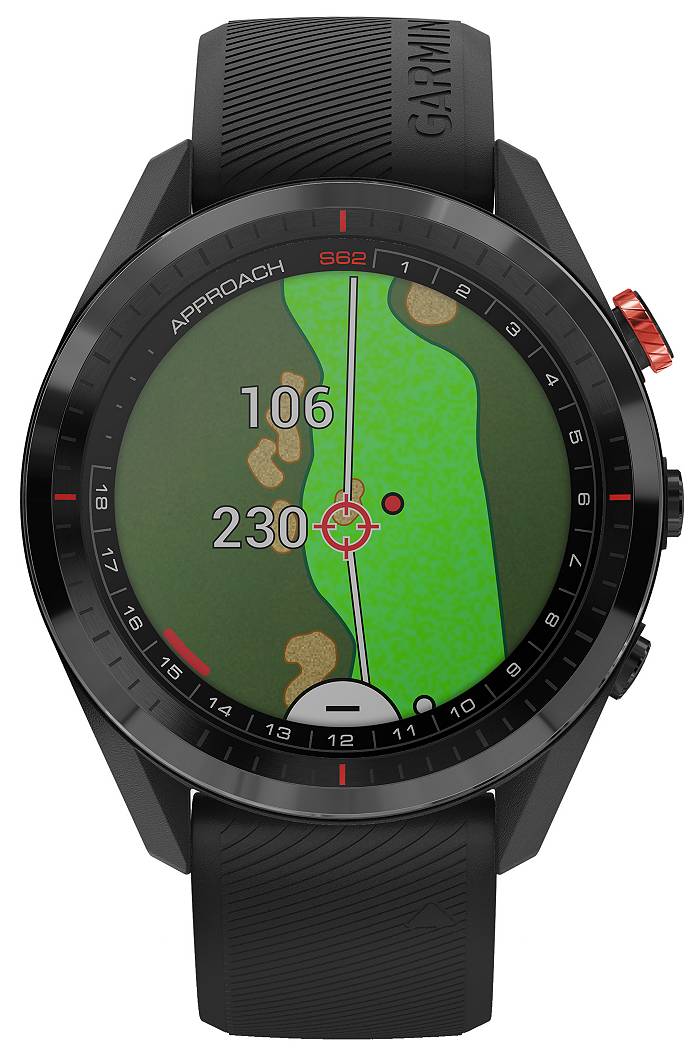 Garmin Approach S62 Premium GPS Golf Smartwatch with CT10 Club Tracking  Sensors