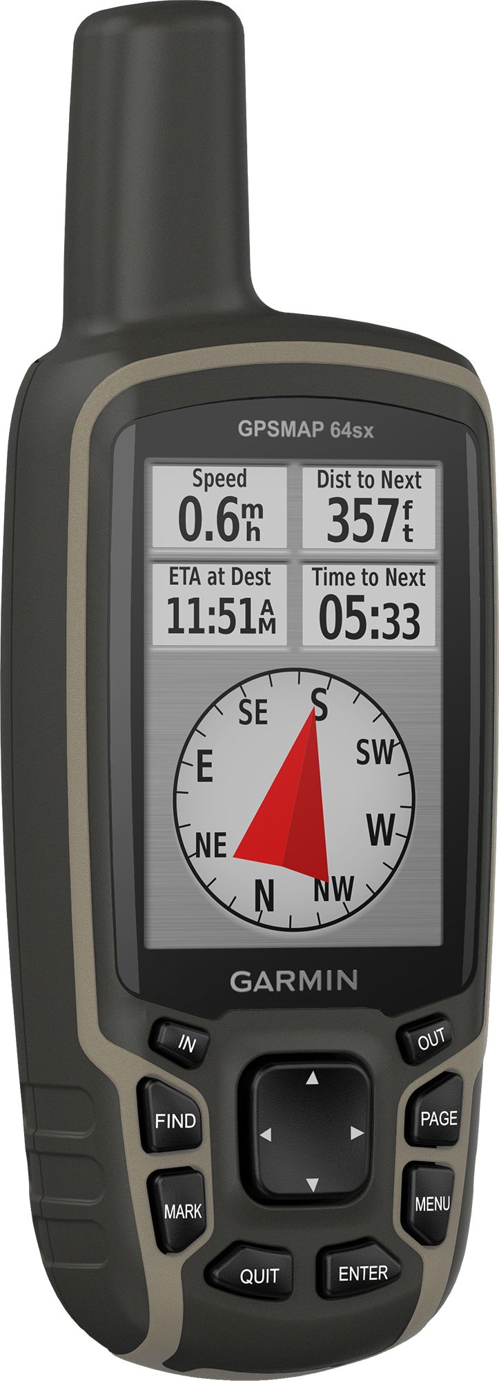 Garmin GPSMAP 64sx Handheld GPS with Navigation Sensors product image